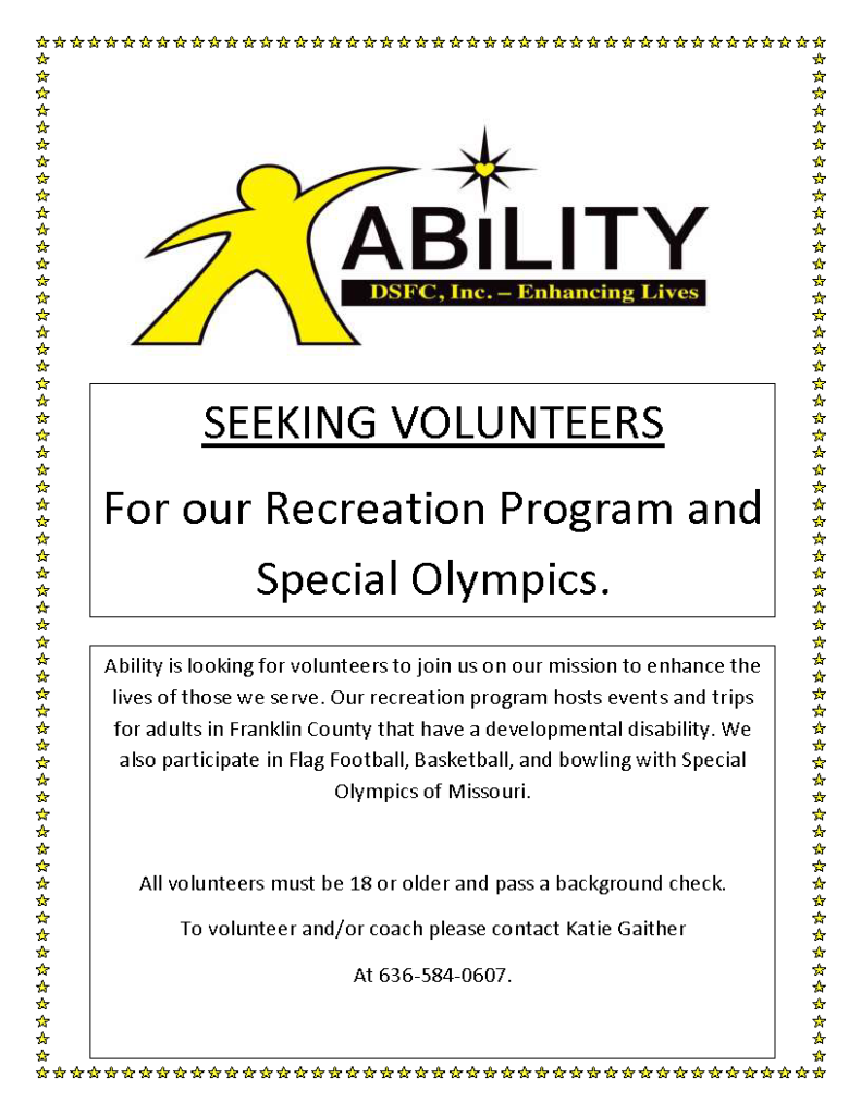 volunteer flyer